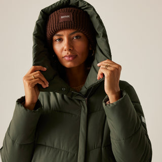 Women's Nurie Quilted Jacket | Dark Khaki