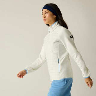 Women's Clumber Hybrid Jacket | Barely White Washed Denim
