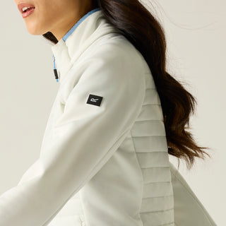 Women's Clumber Hybrid Jacket | Barely White Washed Denim
