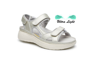 Nappa Sandal  | Champagne