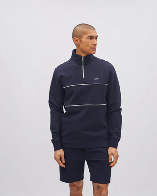 Simon Half Zip | Midnight Blue