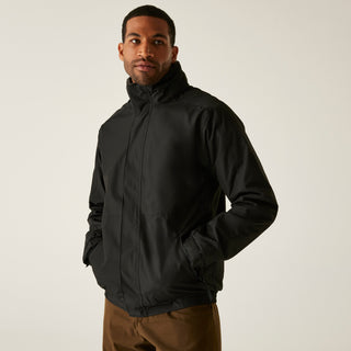 Men's Dover Fleece Lined Waterproof Insulated Bomber Jacket | Black Ash