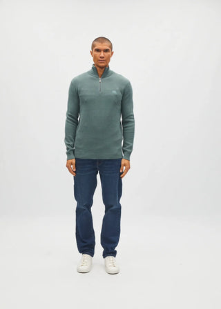 Twain Half Zip | Green Meadow