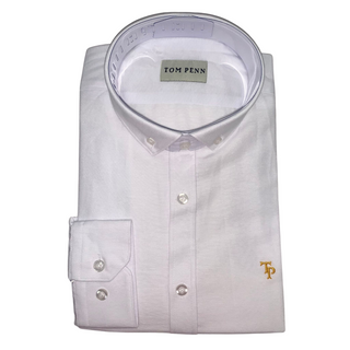 Tom Penn Long Sleeve Shirt White