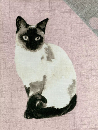 Cats Duvet Cover Pink