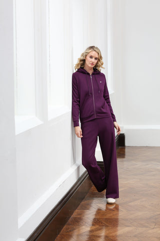 Madison Zip Through | Plum