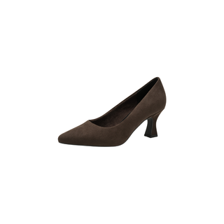 Pointed Court Shoe | Mocca