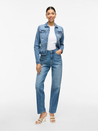 Show New Long Sleeve Denim Jacket | Light Blue Denim