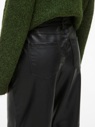 Annie Regular Waist Trousers | Black Beauty