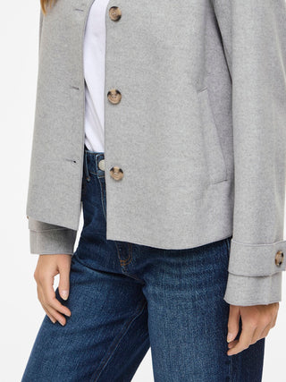Juice Long Sleeve Jacket | Light Grey Melange