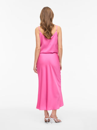 Ellette High Waist Satin Skirt  | Fiji Flower