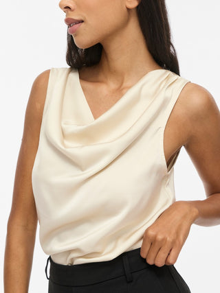 Elmina Sleeveless Top  | Birch