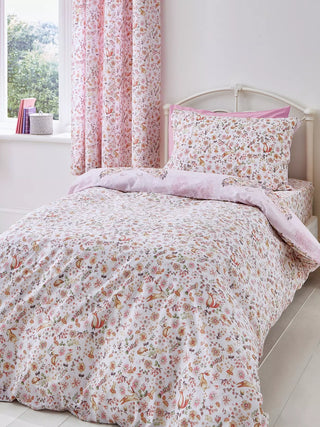 Catherine Lansfield Enchanted Butterfly Duvet Cover Pink
