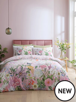 Enchanted Butterfly Garden So Soft Duvet Cover Set | Pink