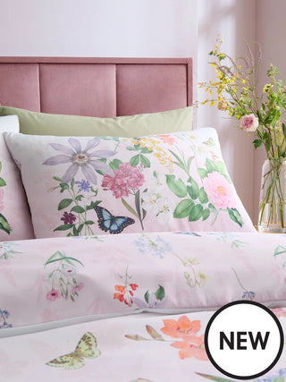 Enchanted Butterfly Garden So Soft Duvet Cover Set | Pink