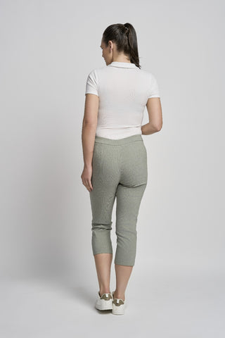 Orla Cropped Straight Trouser | Cactus