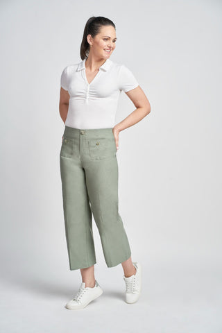 Caoimhe Front Pocket Trouser | Khaki