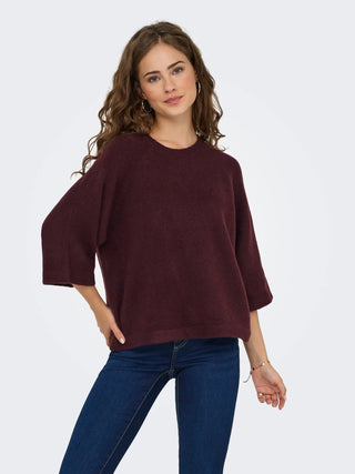 Simoni 3/4 Pullover Knit | Port Royale