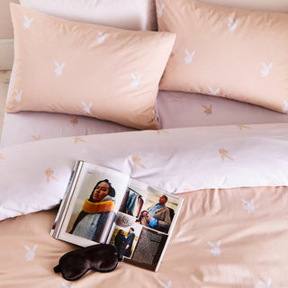 Catherine Lansfield Iconic Bunny Duvet Cover Set Nude