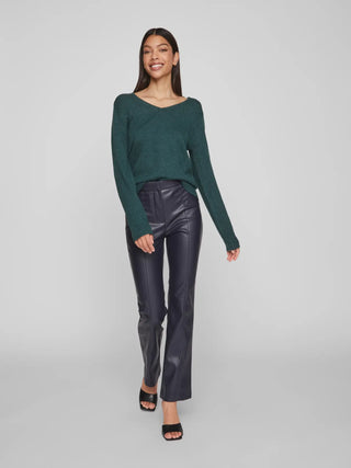 Viril V Neck Long Sleeve Top | Ponderosa Pine