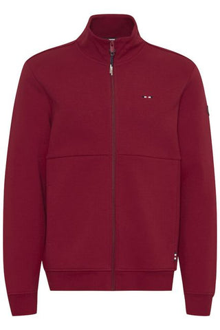 William Full Zip Sweater | Rio Red