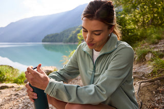 Women's Demmi Half Zip Fleece | Ivy Moss Green