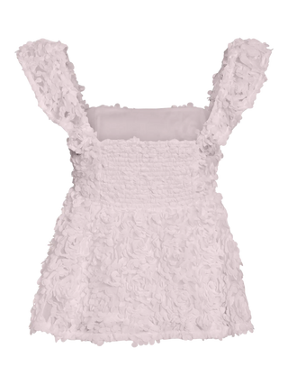 Rosie Sleeveless Square Neck Top | Cherry Blossom