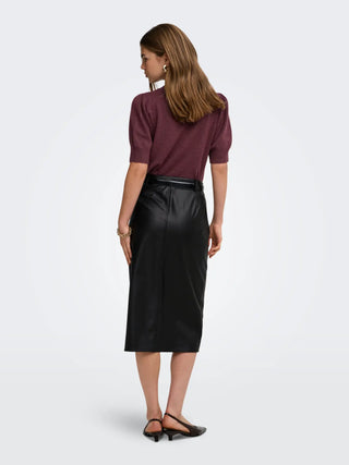 Rica 2/4 Pullover Knit |  Zinfandel Melange