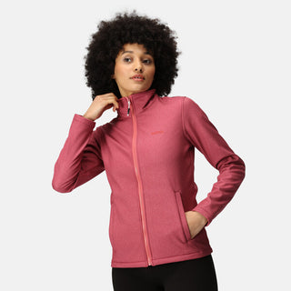 Women's Connie V Softshell Walking Jacket Seal Rumble Red