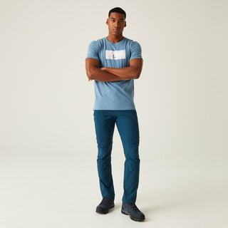 Men's Breezed IV Graphic Print T-Shirt Coronet Blue