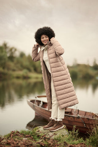 Women's Elender Baffled Jacket Moonstruck