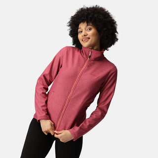 Women's Connie V Softshell Walking Jacket Seal Rumble Red