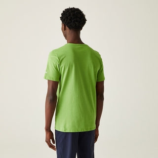 Men's Breezed IV Graphic Print T-Shirt Piquant Green