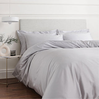 Catherine Lansfield 400 Thread Count Sateen Extra Deep Fitted Sheet Grey Catherine Lansfield Homewear Fitted Sheets