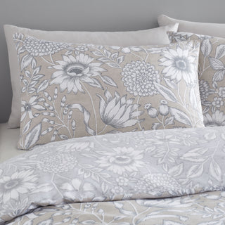 Catherine Lansfield Tapestry Duvet Cover Natural