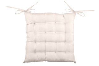 Lovely Casa Bea Galette Linen Chair Pad Lovely Casa Homewear Cushion Covers