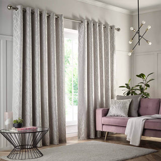 Como Curtains Silver