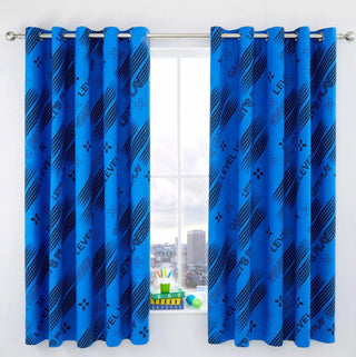 Game Over Curtains Black